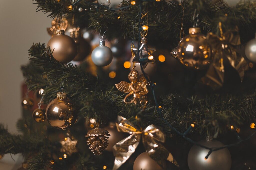 christmas tree, ornaments, christmas
