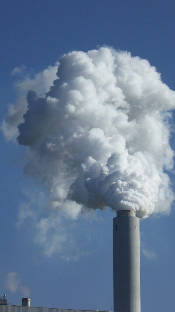 emissions, steam, smoke